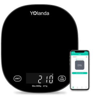 Bluetooth top kitchen scales