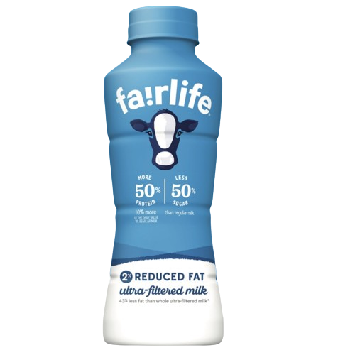 Fairlife Ultra-filtered 2% Milk, Plain, Case of 12