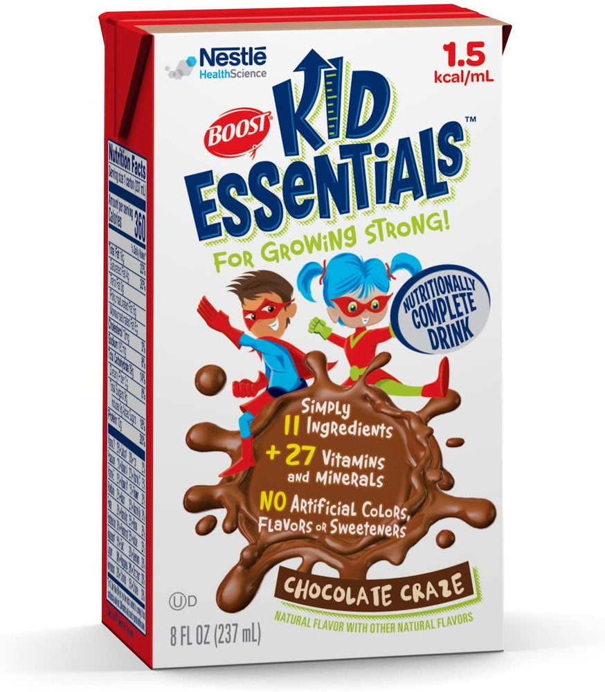 Boost Kid Essentials 1.5 Nutritionally Complete Drink, Chocolate Craze, Case of 24