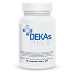 DEKAs Plus Chewable Tablets – Multivitamin and Mineral Supplement with Delivery Technology: Orange-Peach Flavored
