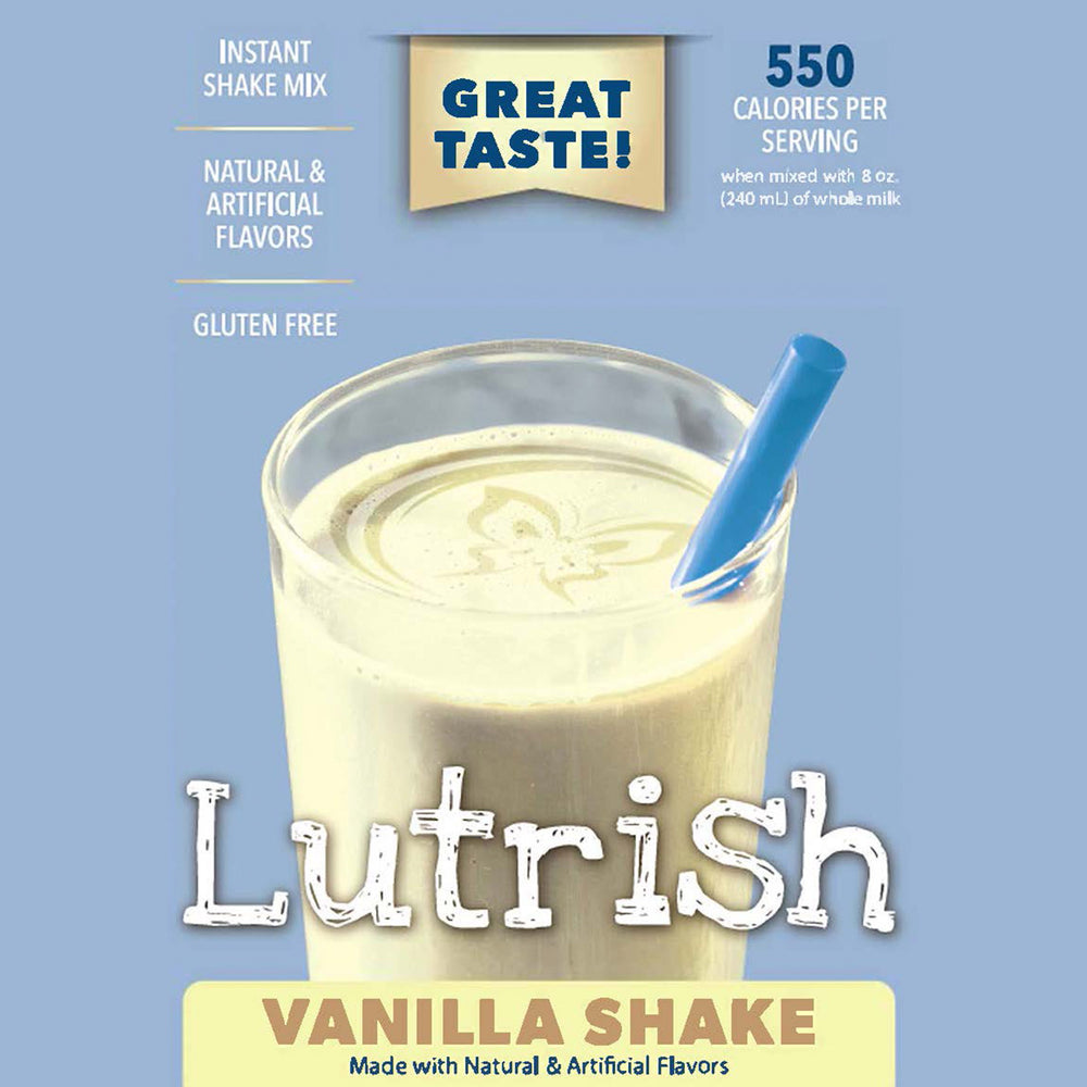 Lutrish Vanilla Shake, Pack of 24