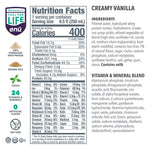 ENU Nutritional Shakes, Vanilla Cream, Pack of 24